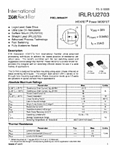 DataSheet IRLR2703 pdf